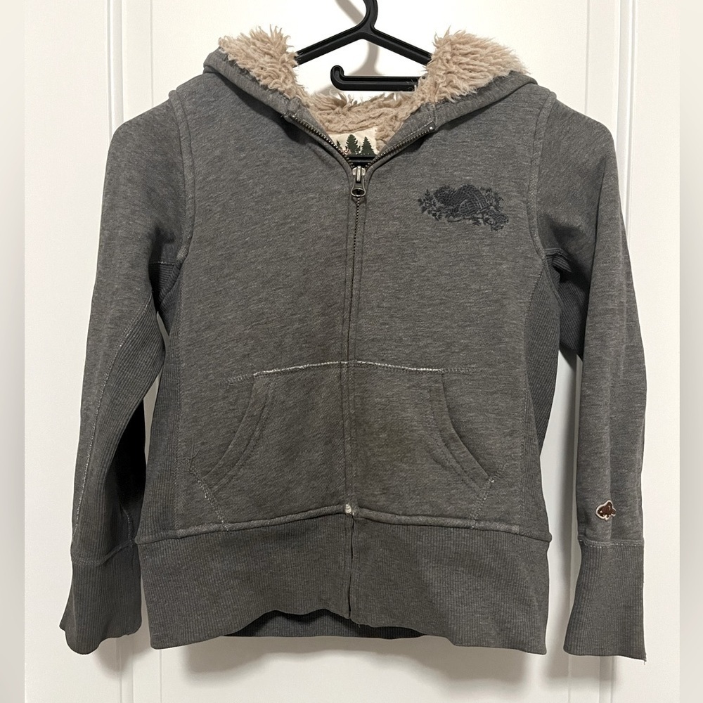 Roots: Faux  Fur Full Zip Hoodie